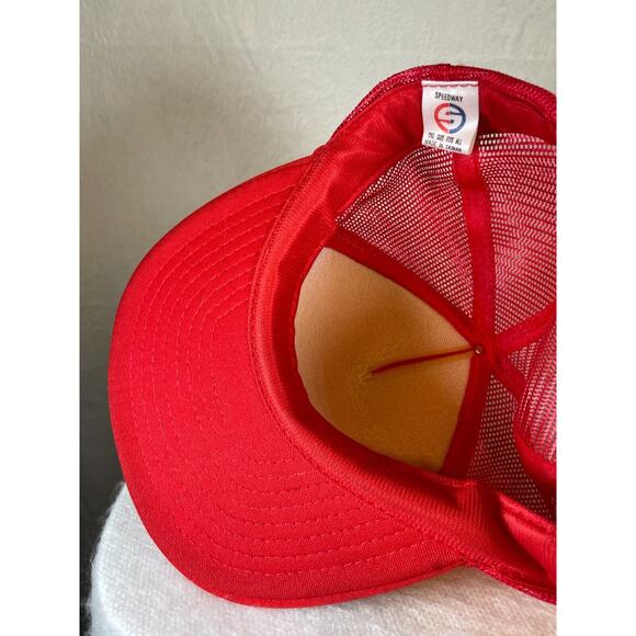 Call the B.E.S.T. Streetwear Red Trucker Snapback Hat - Picture 5 of 7